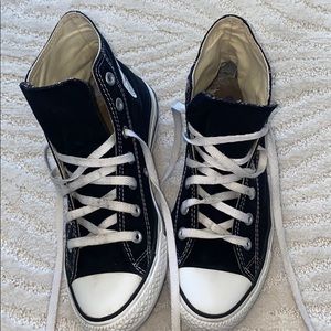 black high top converse